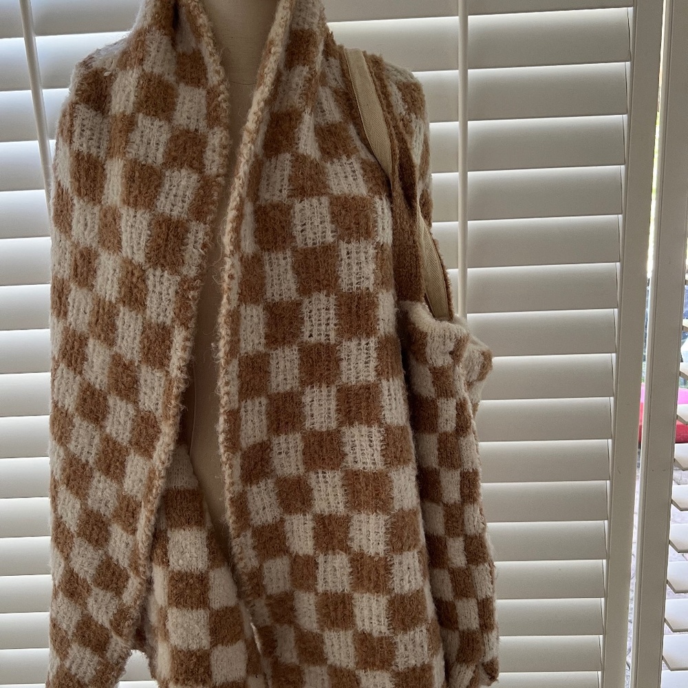 Checkered Scarf & Bag Free People